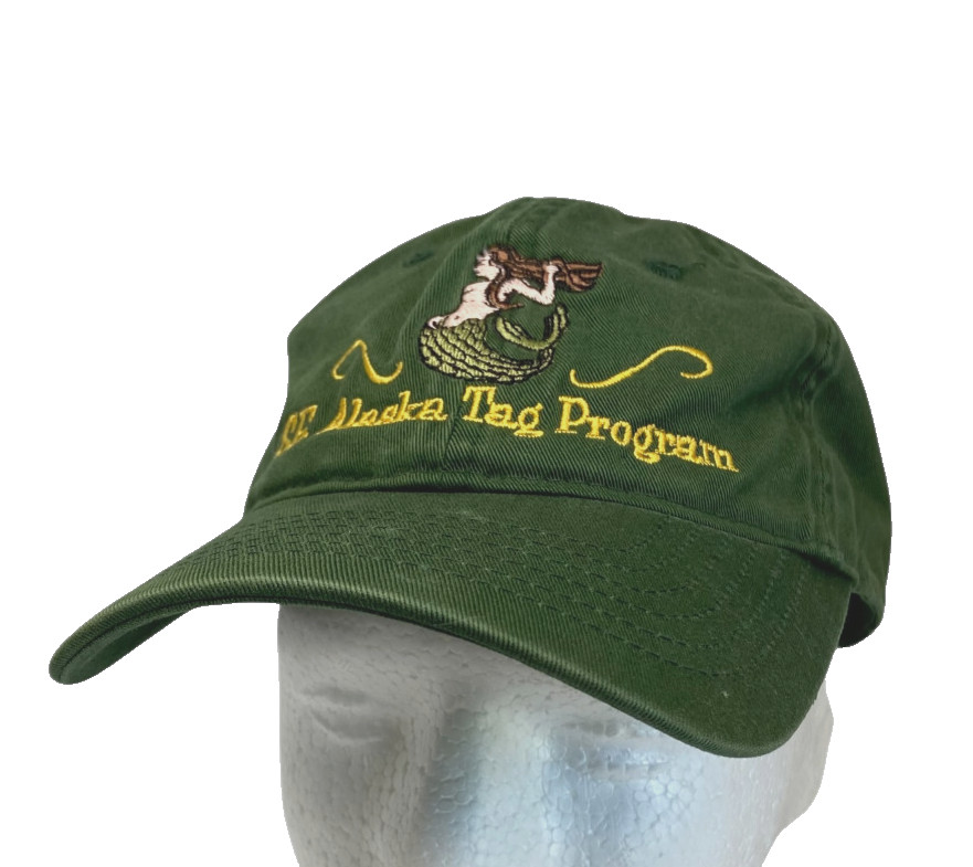 S.E. Alaska Tag Program Hat Strapback Green Embro… - image 4