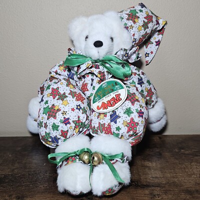 Christmas Joelson Twinkle Toes Teddy Bear Stuffed Animal Toy 16'' Long Plush 1994