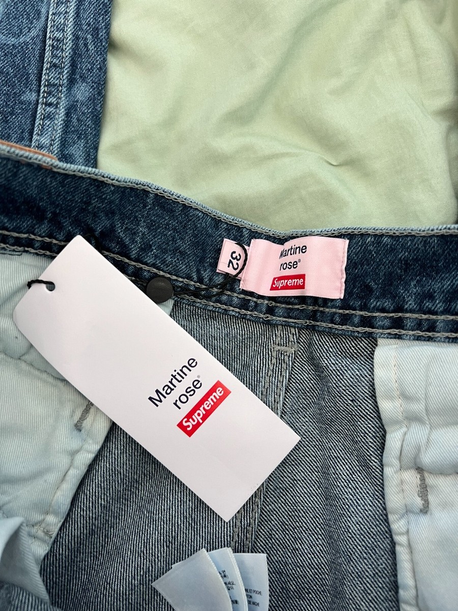 Martine Rose x Supreme Denim Cargo Pants - Size 32 - Washed
