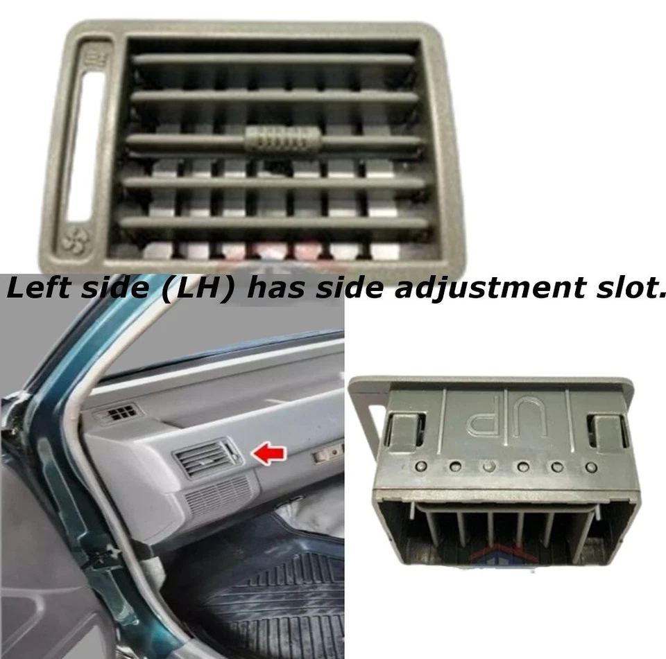 Juego de 4 rejillas de ventilación de aire acondicionado grises para picku Isuzu TFR Rodeo 1987-1996 Foto 3 de 4