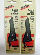 2 Disston Saber Jig Saw Blade 5422 M Wood Cutting 8 TPI NOS Switzerland Swiss
