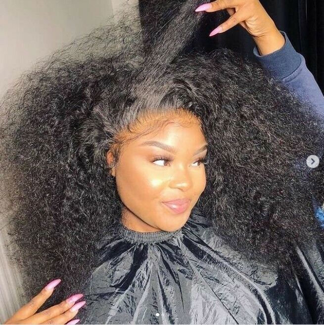 Afro Wig Loose Curl Synthetic Wig Curly Wigs For Women Black Long