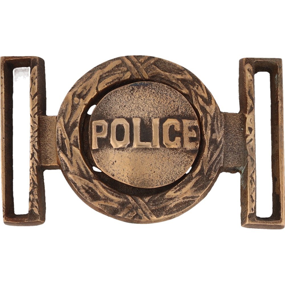 Brass Law Enforcement Belt Buckles Nagaland Police Belt Buckle At