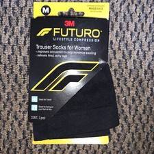 FUTURO-71042EN Trouser Socks for Women, Moderate Compression, 15-20 mm/Hg, He...