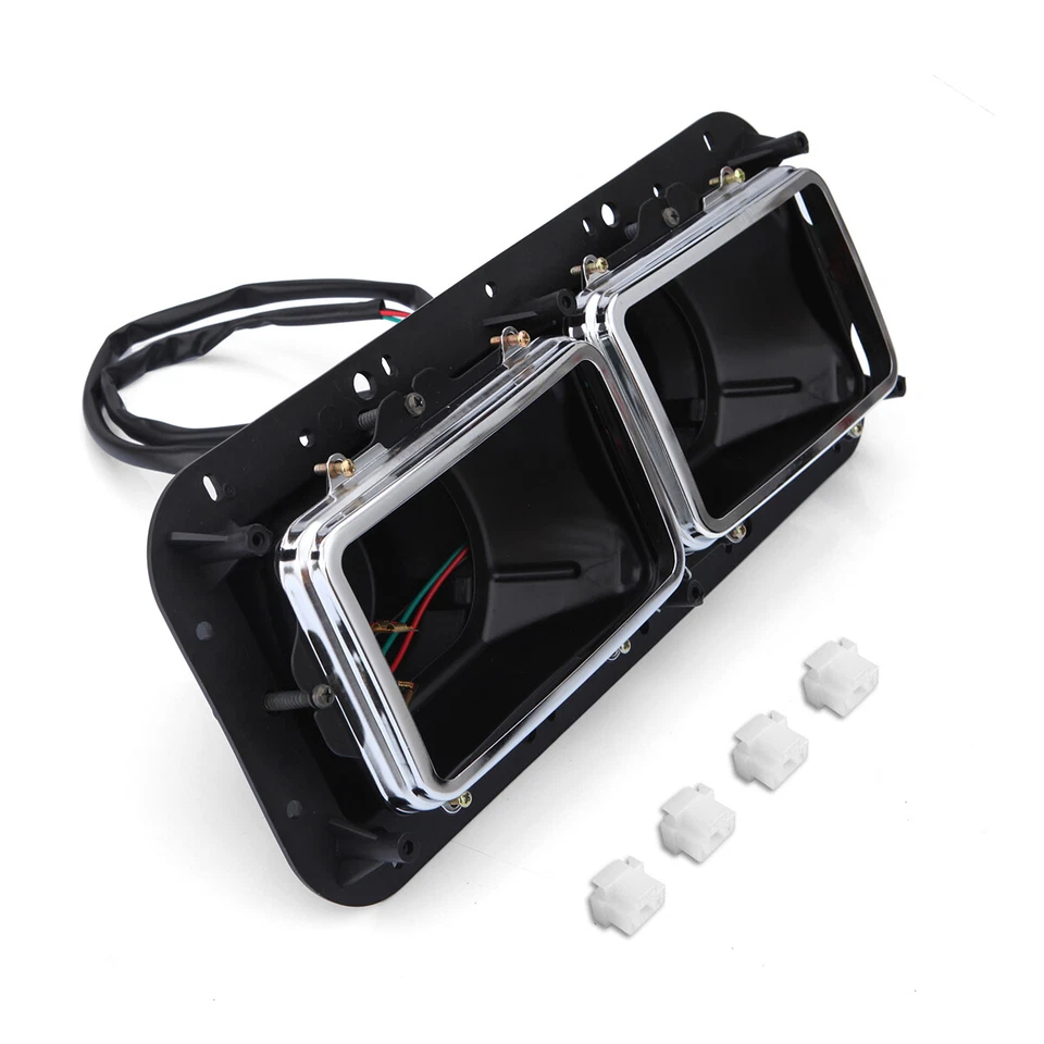 2PCS Headlight Housing Bases LH+RH For Kenworth t600 t800 Peterbilt 378 379 - Image 4 of 4