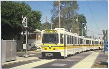 Vintage Postcard Sacramento Regional Transit Train R.T. Metro Railway California