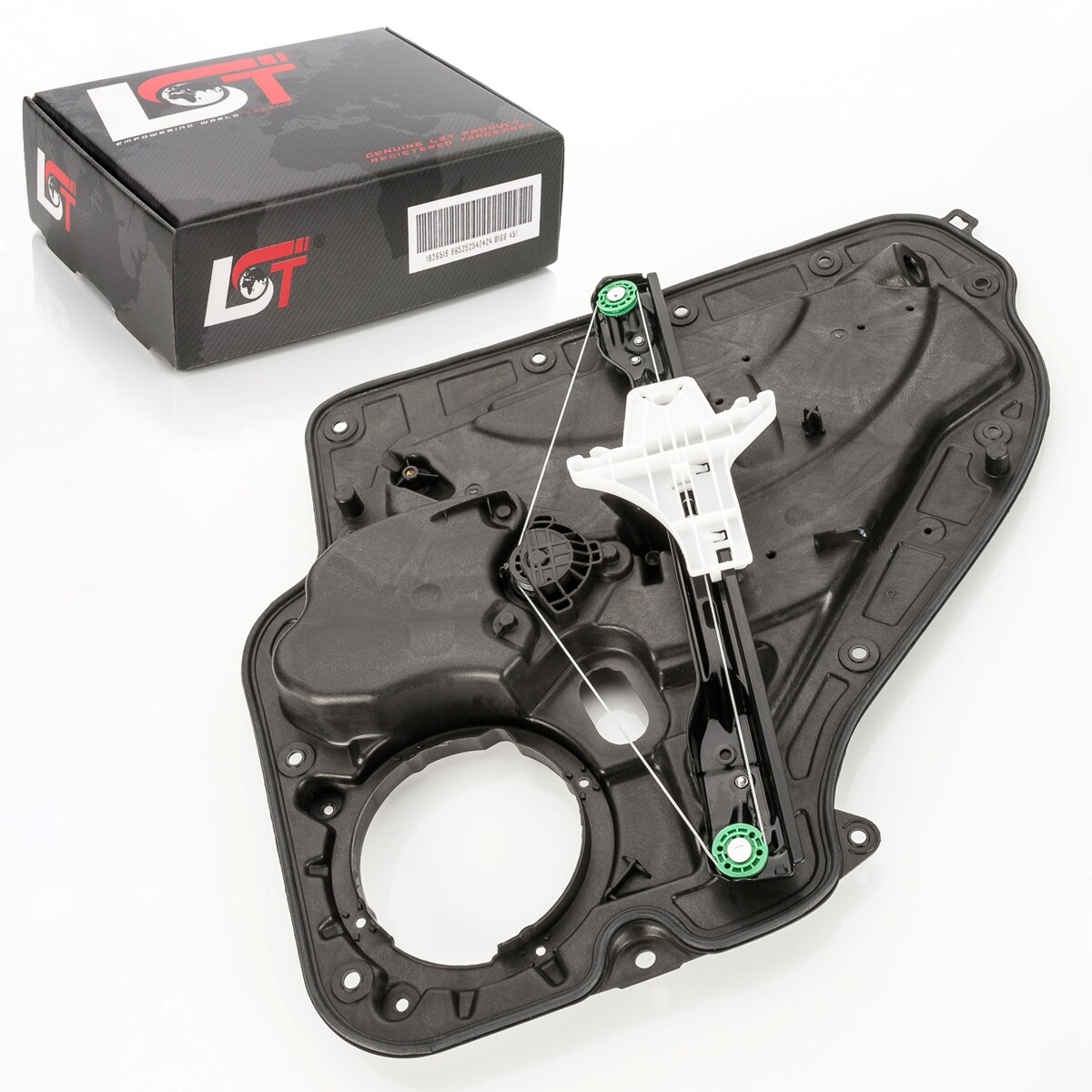 LST Electric Window Regulator with Plate Rear Left 4/5 Door for VW GOLF VI 5K1