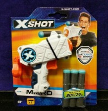 Brand New ZURU X Shot Micro Dart Blaster Rapid Fire Dart Storage 80 Feet Range