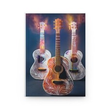 Guitar Design Hardcover Journal Matte