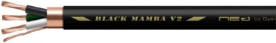 Oyaide BLACK MAMBA V2 Netzkabel 12 AWG 102 SSC Schwarz Längen 1m 2m 3m DIY