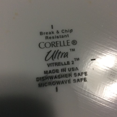 CORELLE Bowls  ●  Square  ●  Lot of Two  ●  White - Picture 4 of 6