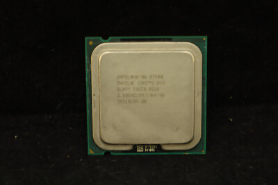 Intel Core 2 Duo 2.80GHz E7400 SLB9y 3M 1066 06 38551A300 Computer Processor