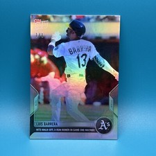 Luis Barrera 2022 Topps Now Rainbow Foil 1/1 #178 1st Topps RC Walk-Off 3 Run HR