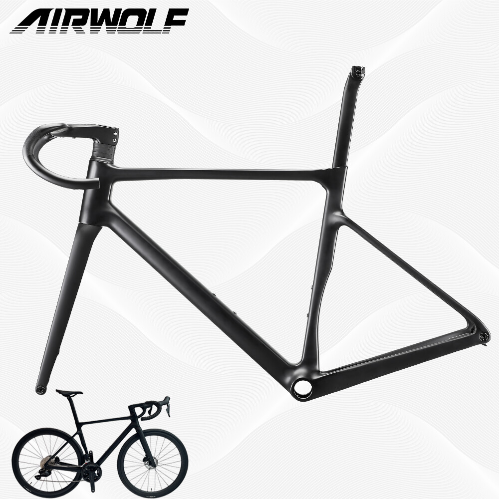 Telaio bici corsa carbonio AIRWOLF T1100 Advanced Lightweight arrampicata 700*38c bicicletta