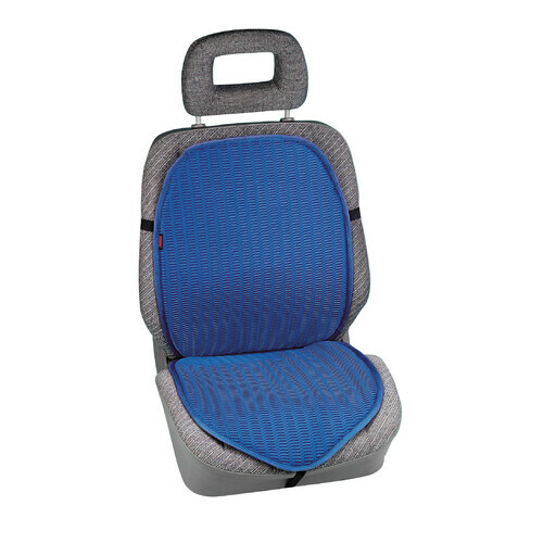 Air-Cool Schienale Universale Ventilato per Auto - Blu