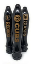 MLB Baseball Team Engraved Pub Style Beer Tap Handle All Teams Available BLACK