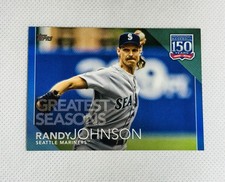 2019 Topps Update Randy Johnson 150 Years MLB Greatest Seasons Card Mariners