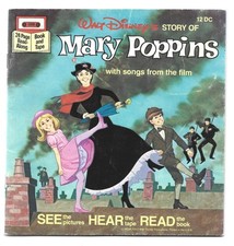 MARY POPPINS / IT'S A SMALL WORLD - 24-PAGE READ-ALONG BOOK AND CASSETTE TAPE
