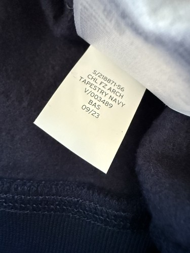 Sudadera con Capucha Gap Logo Tapiz Azul Marino Cremallera Completa Arco -M Nueva con Etiquetas $49.99 - Imagen 17 de 17