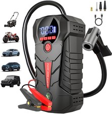 8000A Car Jump Starter with Air compressor Booster Jumper Power Bank Car Battery