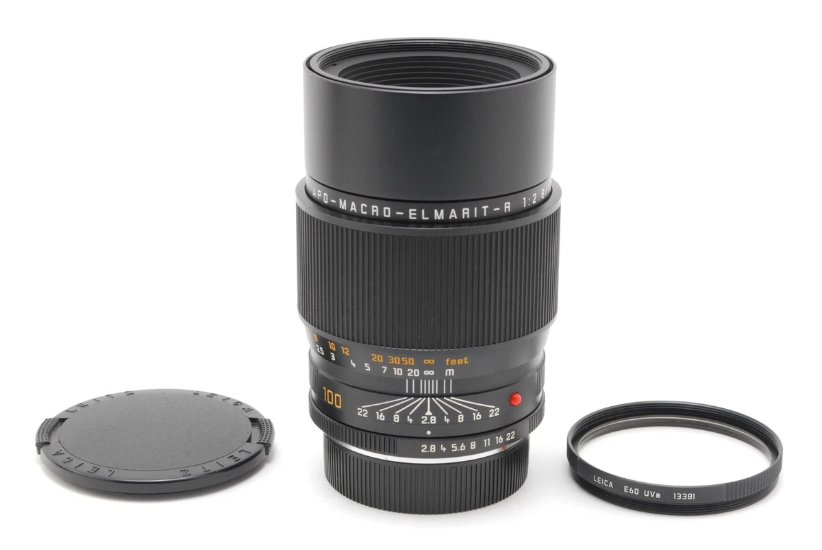 Leica APO-MACRO-ELMARIT-R 100mm Focal f/2.8 Camera Lenses for sale