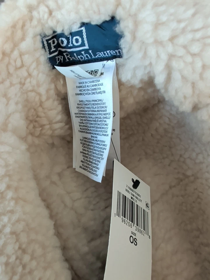 Nuevo POLO RALPH LAUREN Franela a Cuadros Trampero Oreja Gorra Sombrero Precio de venta sugerido por el fabricante $148 Foto 3 de 4