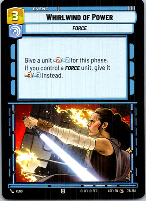 Whirlwind of Power 078/264 Star Wars Unlimited NM