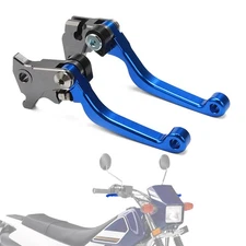 Blue CNC Motorcycle Brake Clutch Pivot Levers Set for TTR125 TW200 XT250