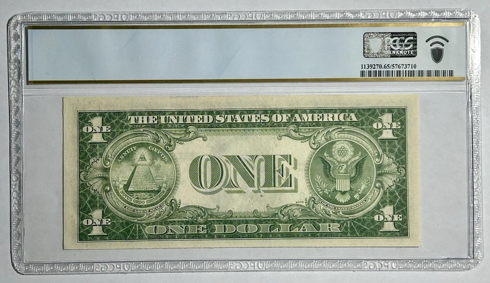 Fr. 1613W* Wide 1935D $1 Silver Certificate Star ⭐️ Note (PCGS 65) ER9586KM - Image 2 of 2