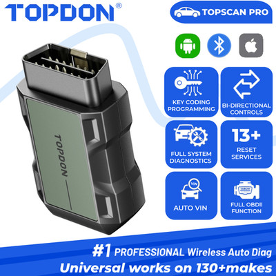 TOPDON Wireless Car Key Programmer Tool For Suzuki Mitsubishi Chip Pin Reader