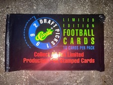 1992 Classic Draft Picks Football NFL Sealed Pack 10 Cards