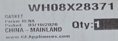 #ad 🚨NEW OEM GE Front Load Washer Gasket WH08X28371🚨 $48.95