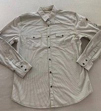 Jack Jones Button Up Shirt Mens Double Extra Large Multicolor Striped Collared