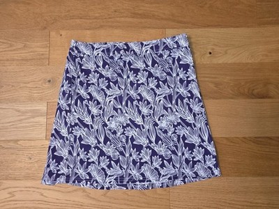 Ripskirt Hawaii Size Medium Length 2 Purple/White Floral Vacation Resort Wrap