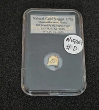Natural Gold Nugget 2.77g #D XRF Tested