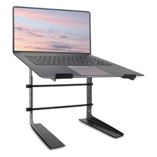 Pyle Portable Adjustable Laptop Stand - 6.3 to 10.9 Inch, Black
