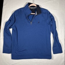 Nautica Long Sleeve 1/4 Zip Pullover Sweater Size L