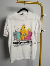 Vintage 1987 SoapOperasaurus Cliff Galbraith Saurus T-Shirt