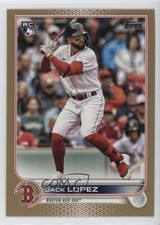 2022 Topps Series 2 Gold 1576/2022 Jack Lopez #418 7fr