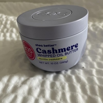 eos Cashmere Whipped Oil Body Butter, Vanilla Cashmere, 72 Hour Weightless 10oz