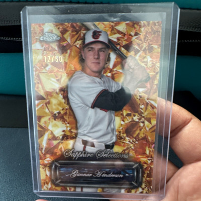 Topps Chrome Update Sapphire 2024 Gunnar Henderson SS-19 Gold /50 Insert