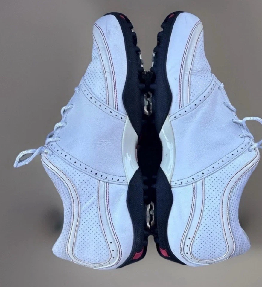 Женские туфли для гольфа 9 Nike Zoom Air белые черные красные 317470-106 - Изображение 4 из 4