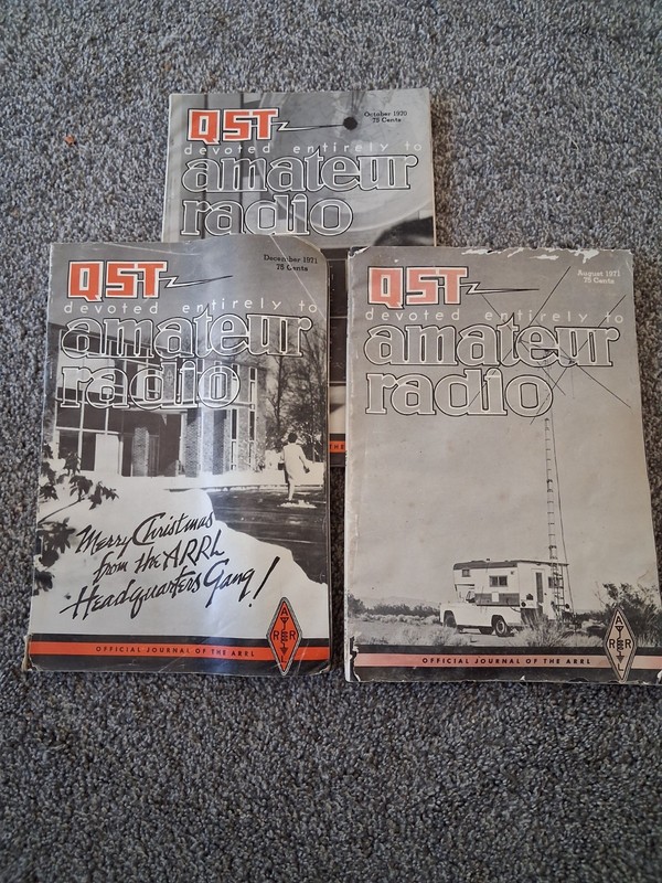 QST Amateur Radio - Official Journal Of The AARL - 3 Issues