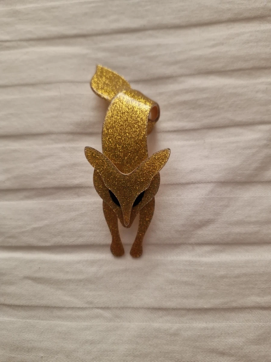 Lea Stein Fox Brooch for sale | eBay UK