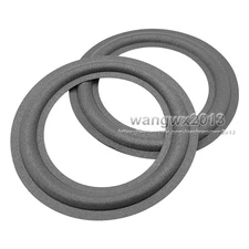 2Pcs 6.5" Inch Speaker Foam Edge Woofer Folding Ring Surround Circle Replacement