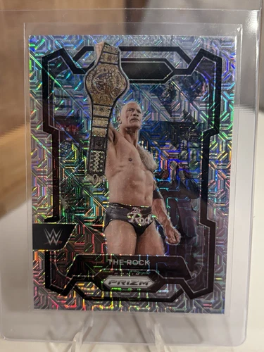 2024 WWE Panini Prizm The Rock Mojo Prizm 9/25