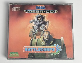 SEGA MEGA CD BATTLECORPS ⭐⭐⭐ COMPLETE WITH MANUAL RARE GAME ⭐⭐⭐