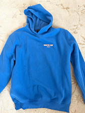 WHITE FOX Offstage Hoodie Vol.3 Women  s S/M Blue Azure Pullover Fleece Logo