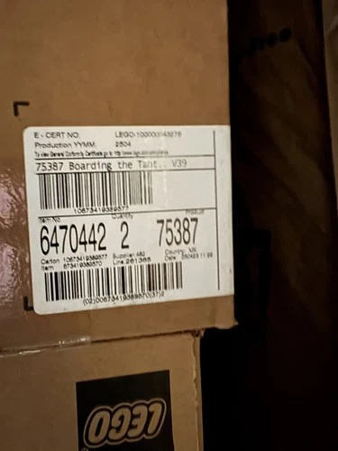 LEGO Star Wars: Boarding the Tantive IV (75387) NEW sealed CASE of 2 sets per