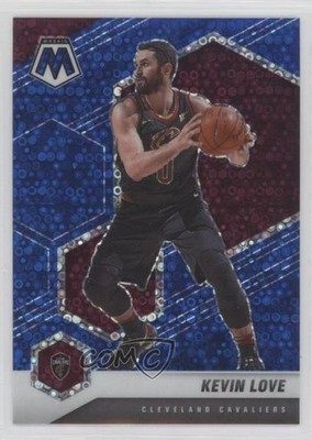 2020-21 Panini Mosaic Fast Break Blue Prizm 32/85 Kevin Love #101 17hw
